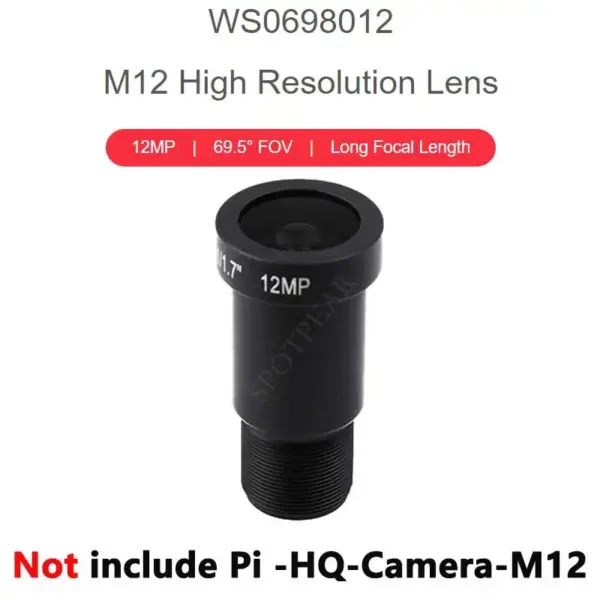Raspberry Pi 12.3MP HQ Camera Module M12 Mount - Image 7
