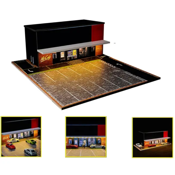 1/64 Scale Car Garage Miniature Display Model - Image 26