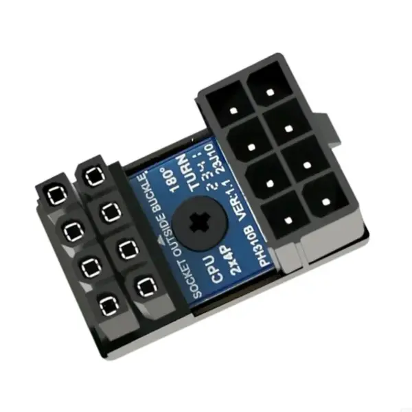 180 Degree 8 Pin CPU Power Connector Adapter - Image 2