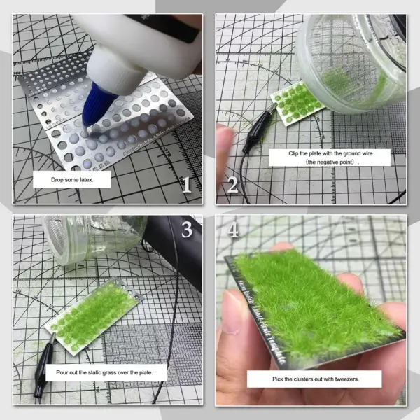Model Static Grass Planting Template for Miniatures - Image 2