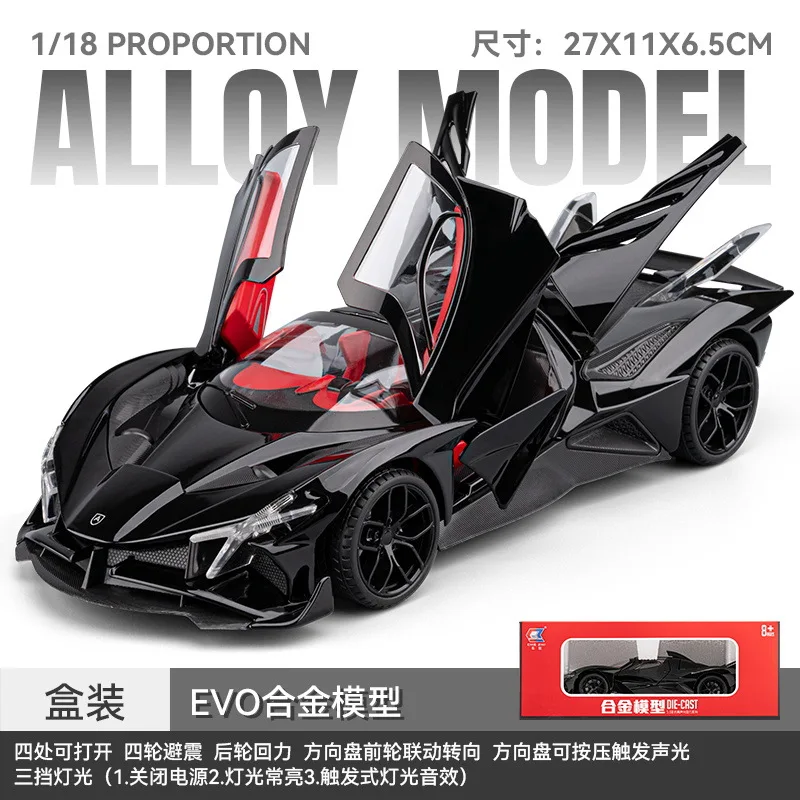 1:18 Apollo EVO Diecast Alloy Sports Car Model 7 1:18 Apollo EVO Diecast Alloy Sports Car Model - Image 7