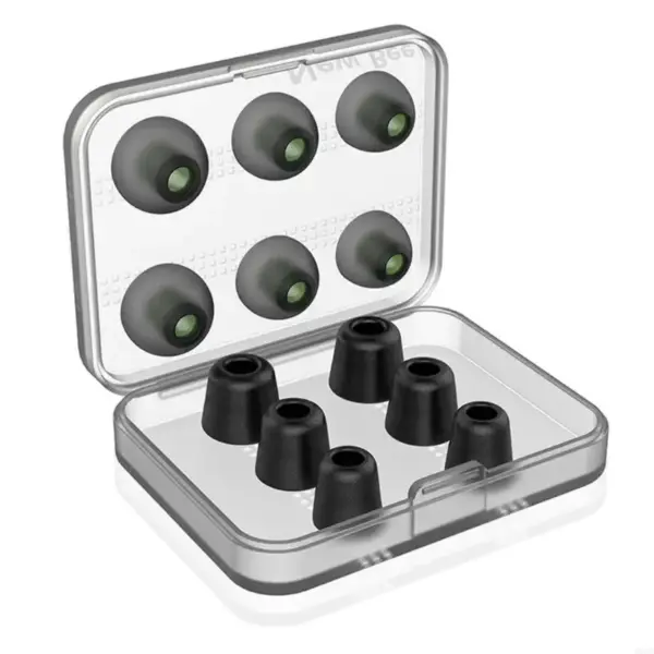 Memory Foam Ear Tips for Earbuds - 3 Pairs Set - Image 12