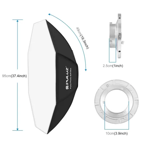 95cm Octagonal Bowens Mount Softbox Diffuser - Image 2