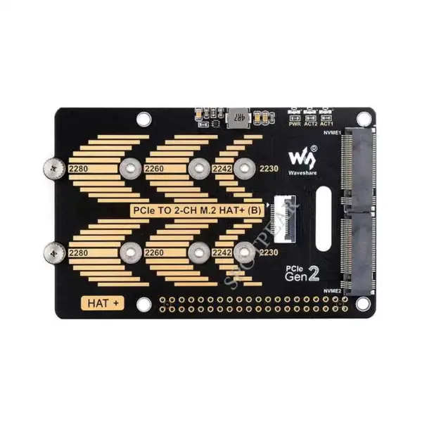 Raspberry Pi 5 M.2 NVMe SSD Adapter Board - Image 4