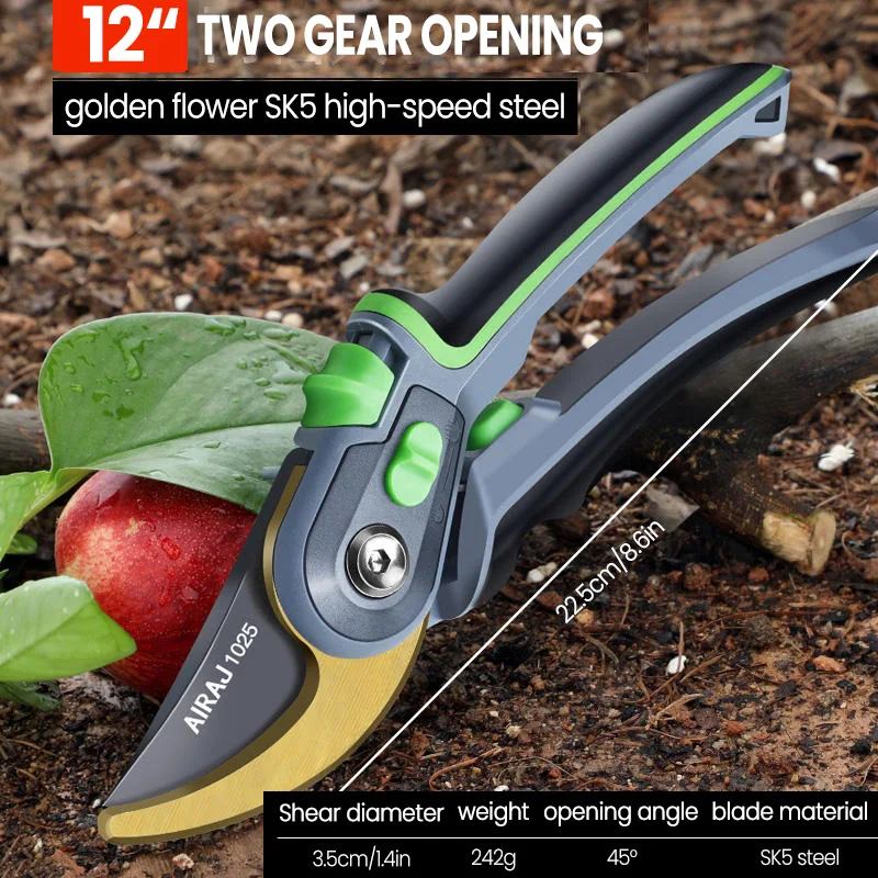 AIRAJ Garden Pruning Shears Ratchet Tool Set 7 AIRAJ Garden Pruning Shears Ratchet Tool Set - Image 7