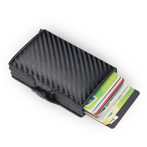 RFID Blocking Leather Wallet with Card Holder - Image 8