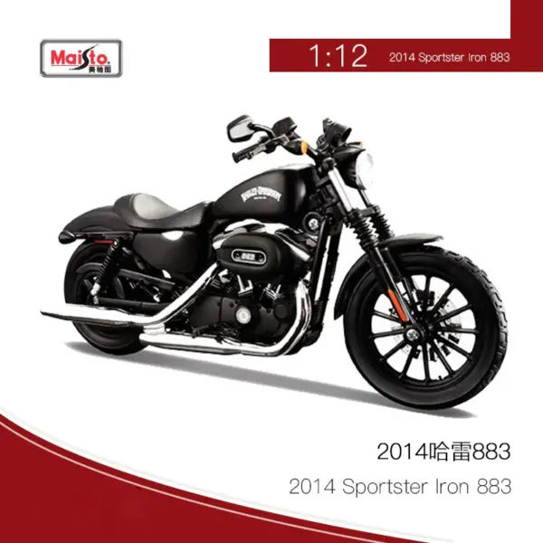 Maisto 1:12 Kawasaki H2R Alloy Motorcycle Model - Image 3