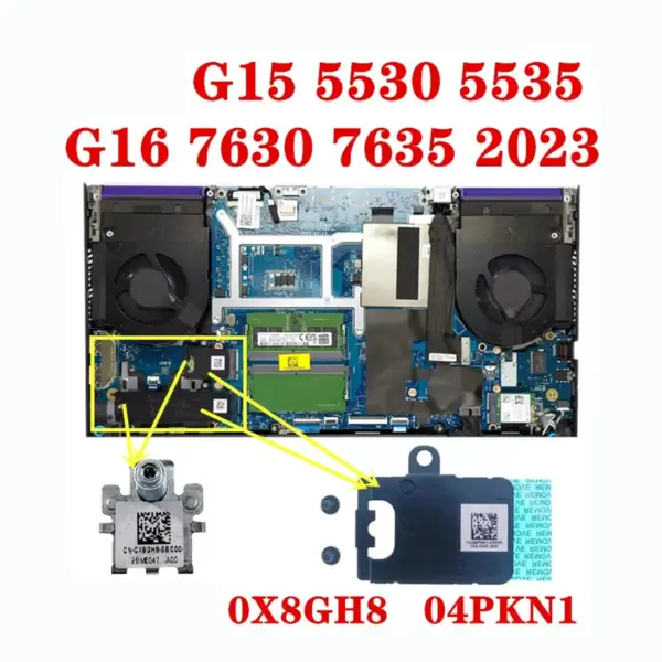 Laptop M2 SSD Bracket with Heatsink for Dell - Image 6
