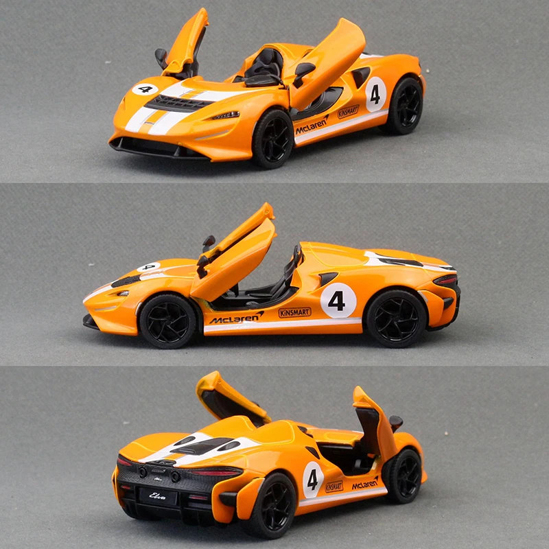 KiNSMART 1:36 McLaren Elva Diecast Hypercar Model 6 KiNSMART 1:36 McLaren Elva Diecast Hypercar Model - Image 6