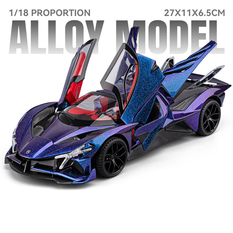 1:18 Alloy Apollo Concept Sports Car Model 8 1:18 Alloy Apollo Concept Sports Car Model - Image 8