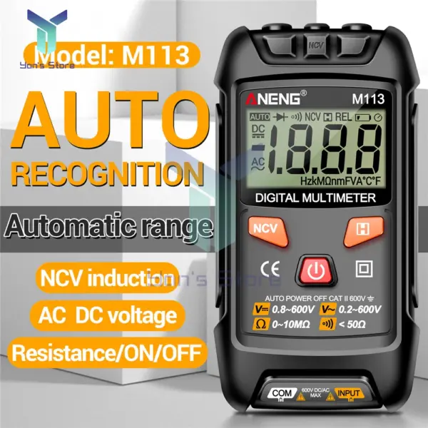 1Pcs ANENG M113 Digital Multimeter for Electrical Testing - Image 2