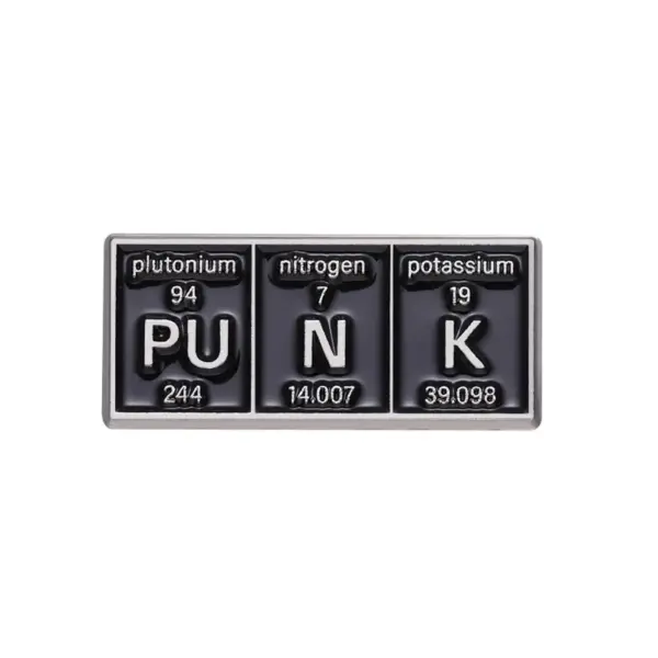Chemical Element Enamel Pins for Science Enthusiasts - Image 9