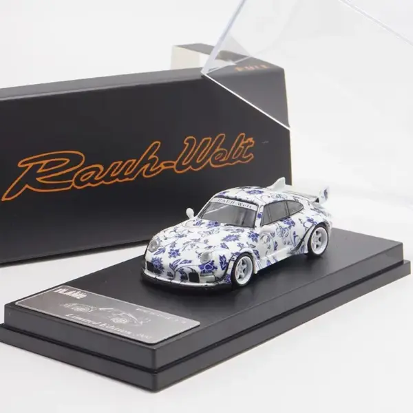 Flame 1:64 Porsche RWB Collector Car Model - Image 10