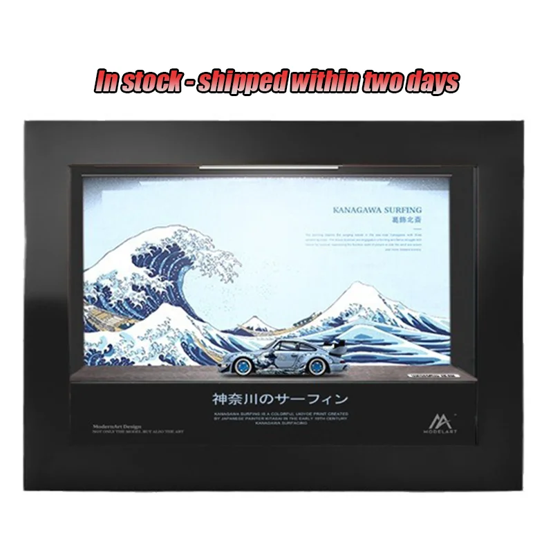 RWB964 Kanagawa Surfing Miniature Car Model 6 RWB964 Kanagawa Surfing Miniature Car Model - Image 6