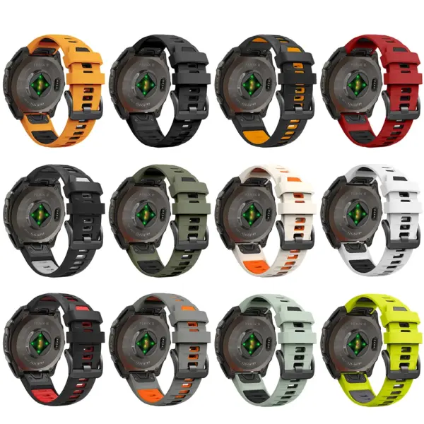 Garmin Fenix 8 & 7X Silicone Strap Bundle - Image 3