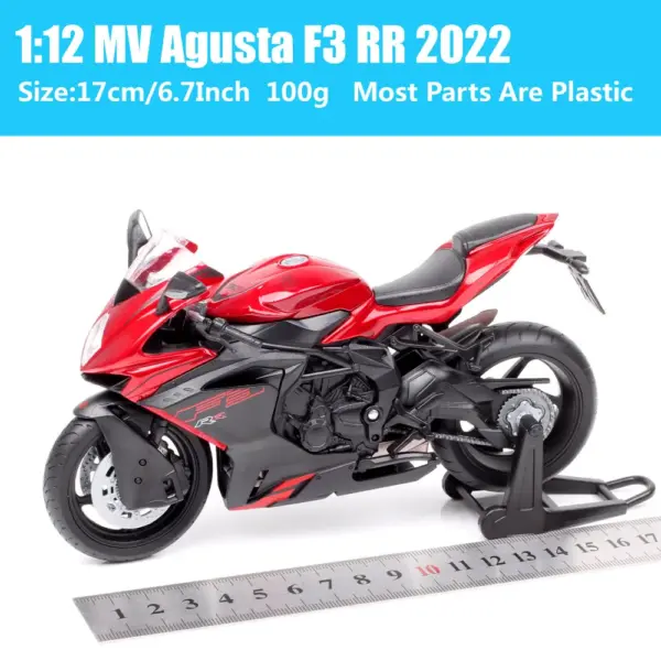 Welly 1/12 MV Agusta F3 RR 2022 Model - Image 3