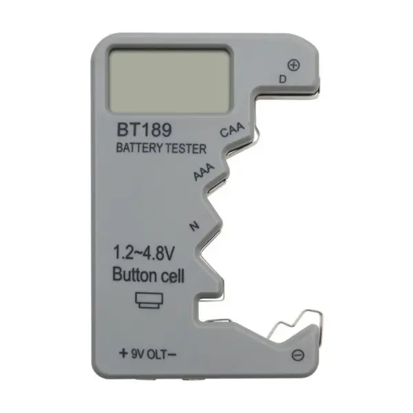 BT189 9V & Button Battery Tester with LCD Display - Image 10