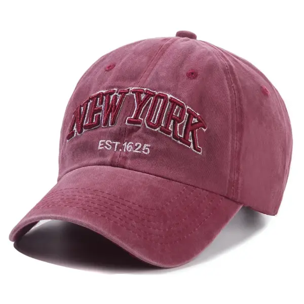 2025 Unisex New York Washed Cotton Cap - Image 12