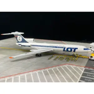 1:400 Scale Tupolev Tu-154 SP-LCB Model Airplane for Collection 7 S441f4c1273fd4c6c83bec18ce5385f3bf