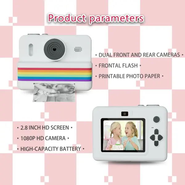 Kids Digital Camera with Instant Print P7 - Image 5
