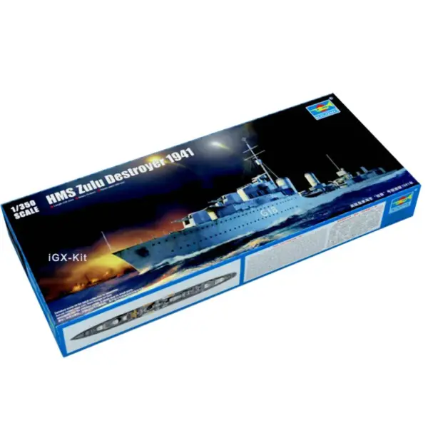 HMS Zulu Destroyer Model Kit 1:350 Scale - Image 5