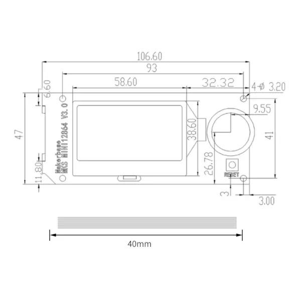 Makerbase MKS MINI12864 V3 LCD Control Screen - Image 2