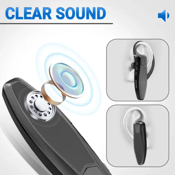 ABBREE Bluetooth Radio Earpiece for Baofeng UV Series - Image 5