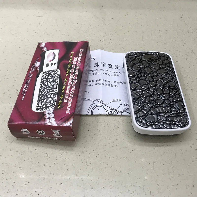 Jewelry Loupe Magnifying Glass 30X-90X with LED 5 Jewelry Loupe Magnifying Glass 30X-90X with LED - Image 5