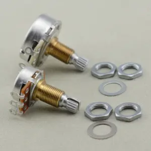 Brass Shaft Potentiometer for Electric Guitar 17 S4581d6945d304f13bce7654948c479ce9