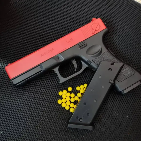 Manual G17 Toy Gun with Laser Soft Bullet - Image 2