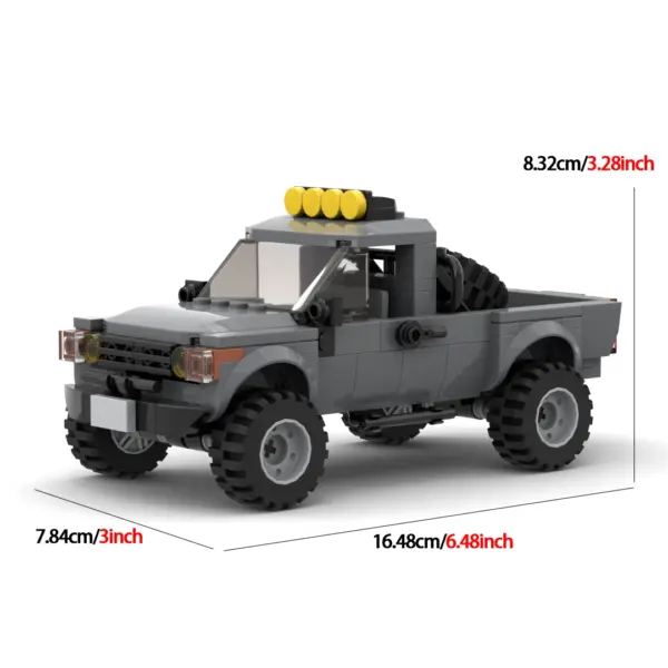 Military Off-road Pickup Building Block Model - Image 8
