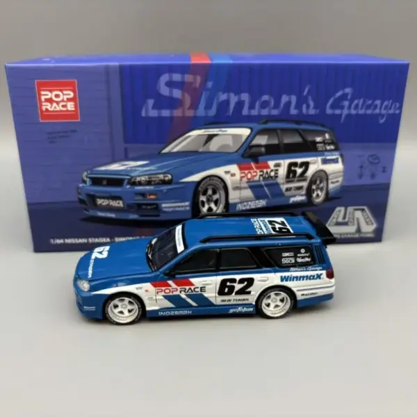 POP RACE 1:64 Nissan Skyline V8 Diecast Model - Image 15