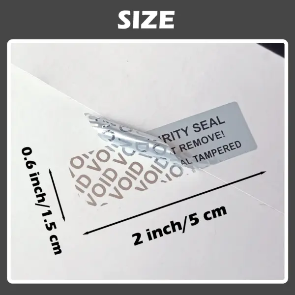 Tamper Proof QR Code Security Stickers 150 Pack - Image 5