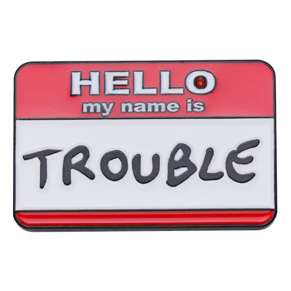 Hello I'm Enamel Pins Custom Brooches Stack - Image 14