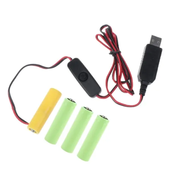 4-Pack Rechargeable AA/AAA Battery Set with USB - Image 12