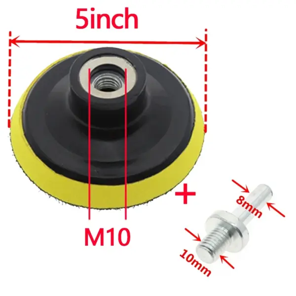 3/4/5/6/7 Inch Hook and Loop Backing Pad Disc Holder - Image 13