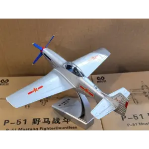 Diecast P-51 Mustang Fighter Model 1/48 Scale 9 S4718e995522543d1a692ed4b582a361d9