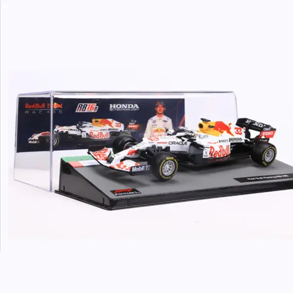Bburago 1:43 Red Bull Rb16b Diecast F1 Model - Image 3