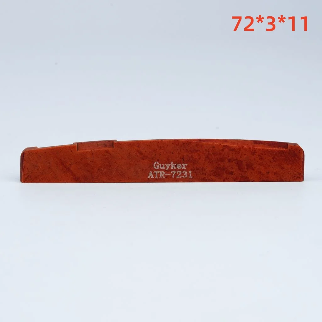 Guyker Acoustic Guitar Bone Nut ATR Red 14 Guyker Acoustic Guitar Bone Nut ATR Red - Image 14