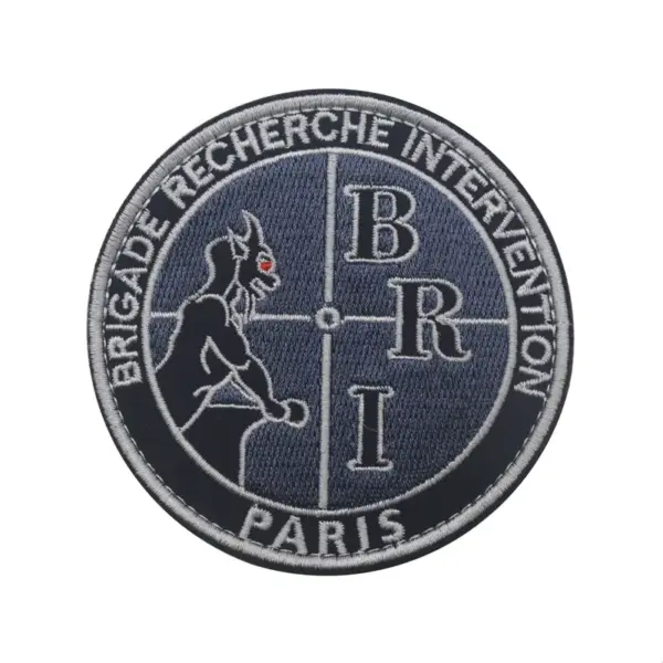 French BRI Anti Assault Military Patch with Hook & Loop - Image 4