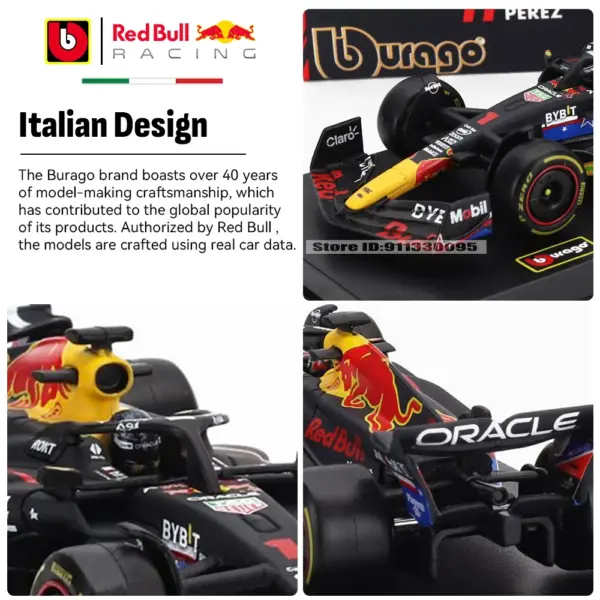 Bburago 1:43 Red Bull RB19 F1 Model - Image 5