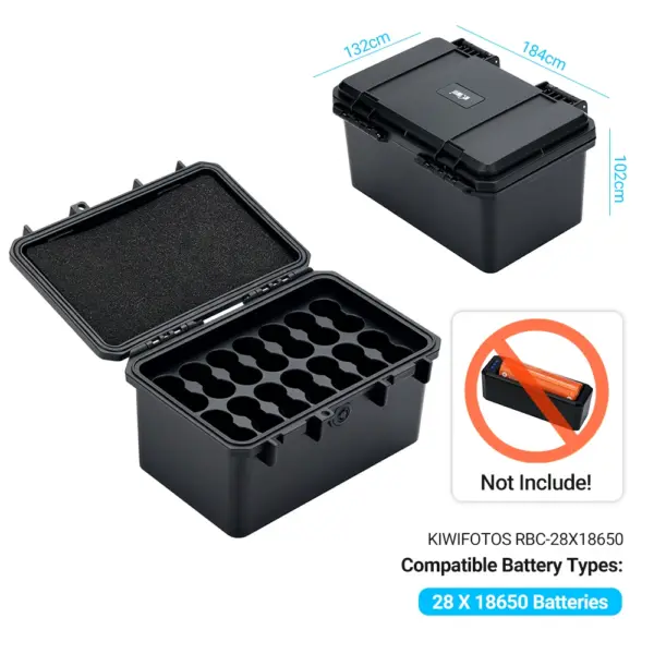 Waterproof Battery Storage Case with Tester - Image 8