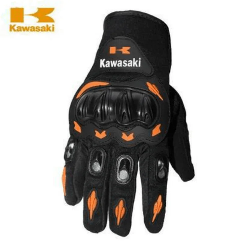 Kawasaki Motorcycle Gloves Men Women 3-Color 7 Kawasaki Motorcycle Gloves Men Women 3-Color - Image 7
