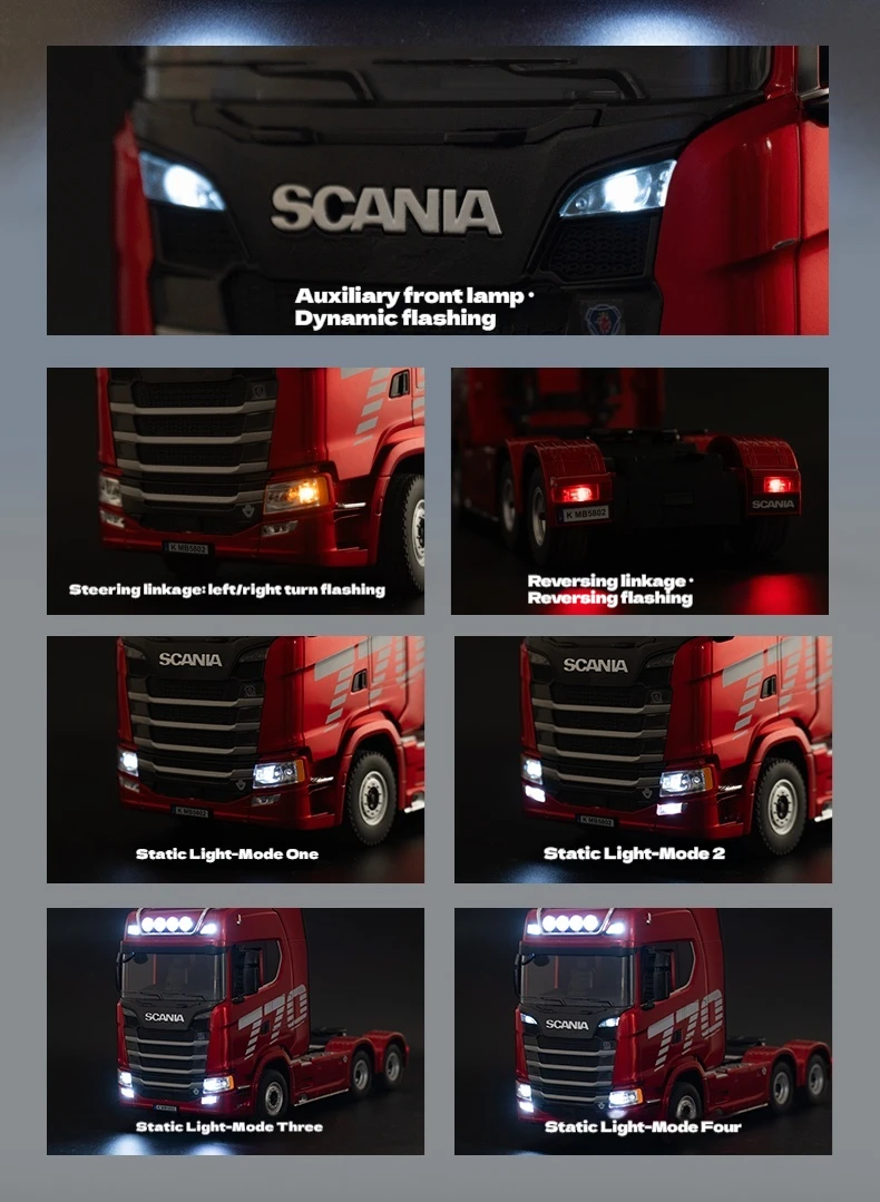 Remote Control Engineering Car Huina Scania 770S Model 5 Remote Control Engineering Car Huina Scania 770S Model - Image 5