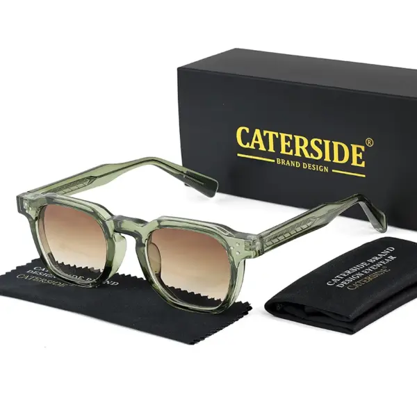 Retro Punk Square Men Sunglasses Model K39769 - Image 14