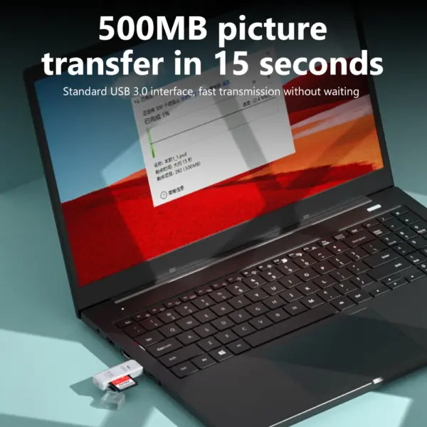 USB 3.0 High-Speed SD TF Card Reader - Image 3