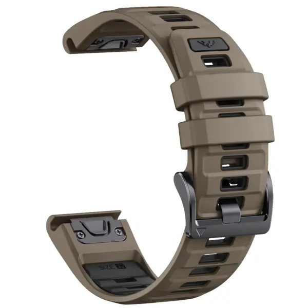 Garmin Fenix 8 7X 7 6 Two-Tone Silicone Strap - Image 13