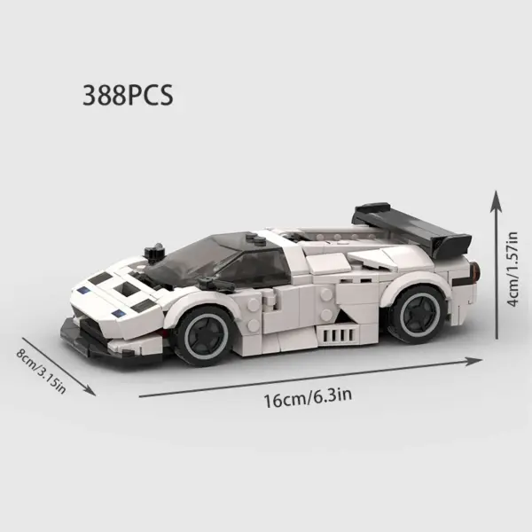 Stylized Building Block Toy Car - Image 11