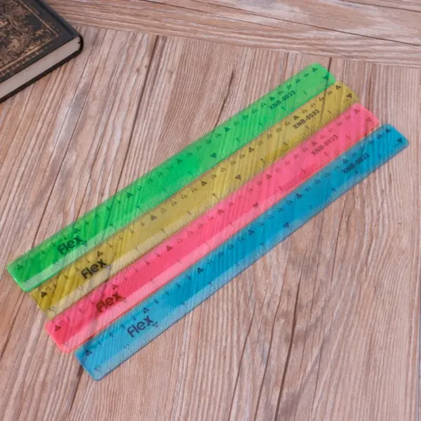 30cm Flexible Multi-Color Ruler for Students - Image 5