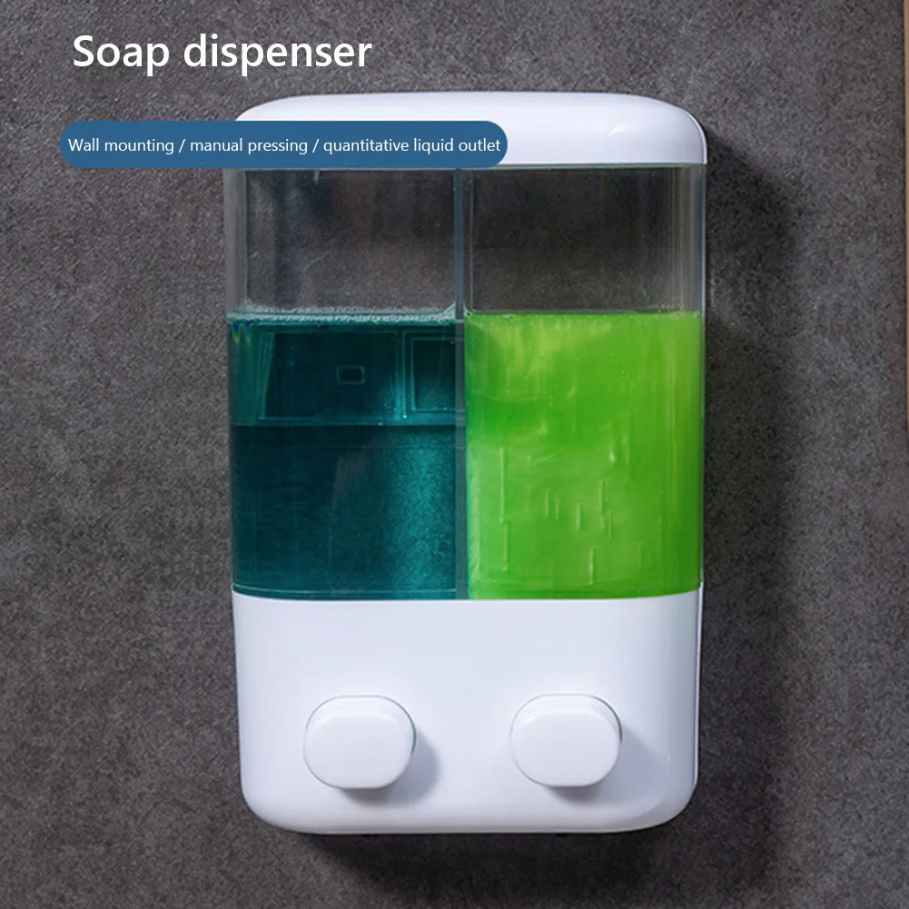 500ML Wall-Mounted Manual Soap Dispenser 2 500ML Wall-Mounted Manual Soap Dispenser - Image 2